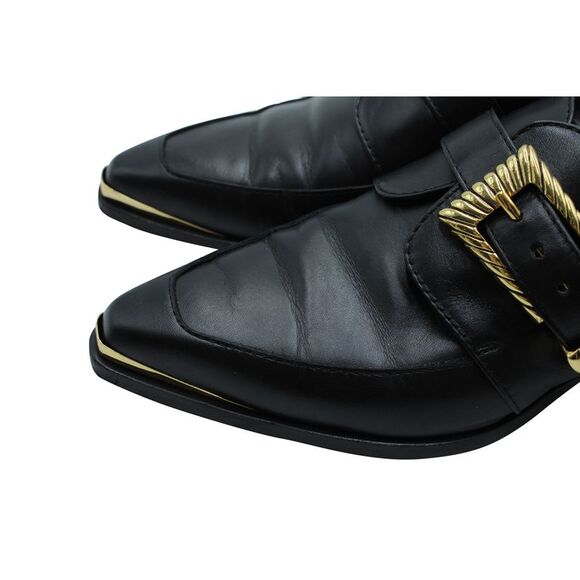 Alberta Ferretti Oxfords in Black Leather - Picture 7 of 8